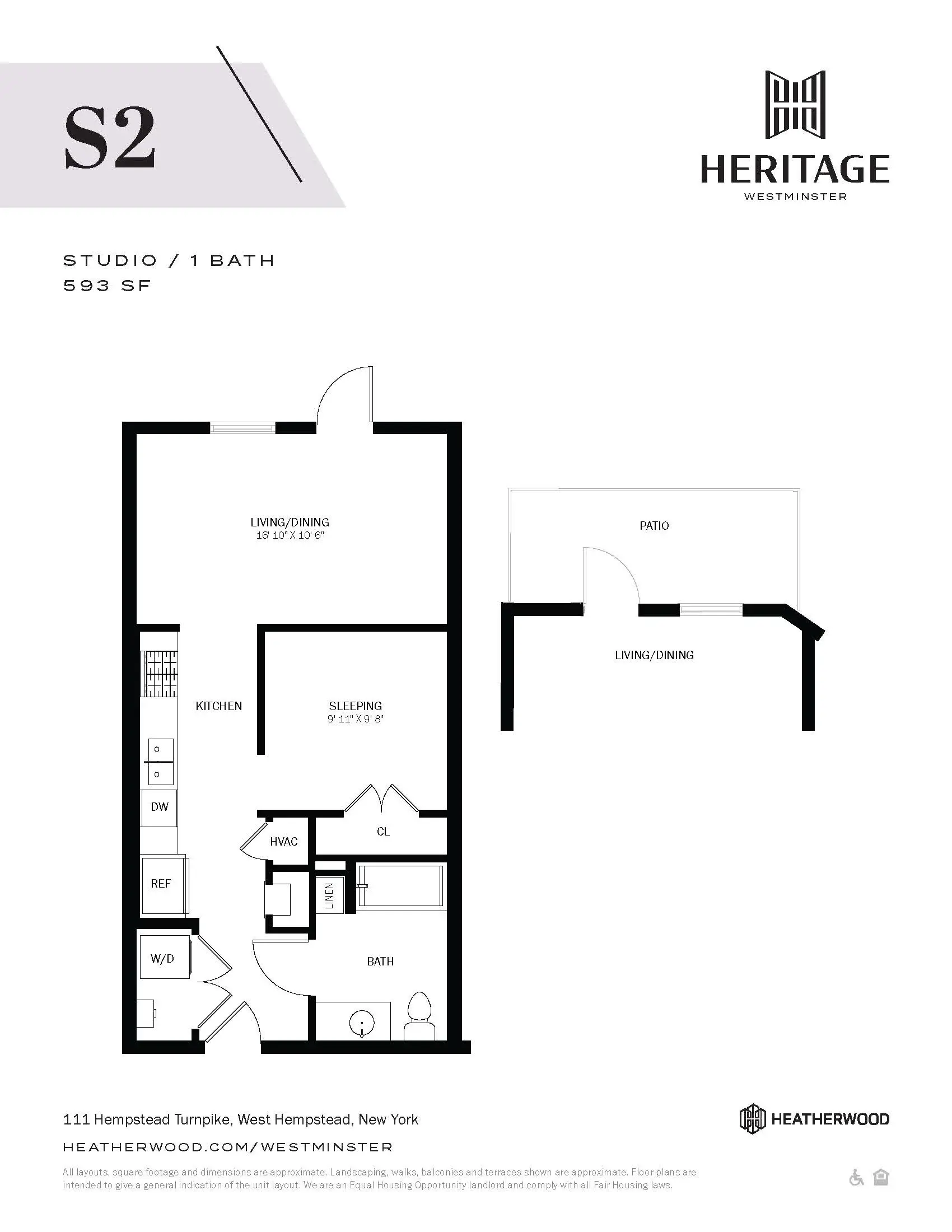 Studio - S2 Floor Plan